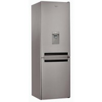 Whirlpool BSNF8451OXAQ Supreme 188x60cm No Frost Freestanding Fridge Freezer - Stainless Steel