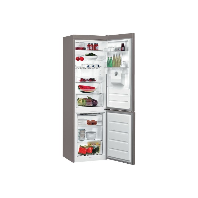 Whirlpool BSNF8451OXAQ Supreme 188x60cm No Frost Freestanding Fridge Freezer - Stainless Steel