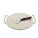 Beefeater Pizza Pack 3 Piece Set Round Pizza Stone Stand & Pizza Cutter