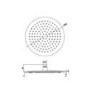 Push Button Concealed Mixer Shower with Round Head - Vance