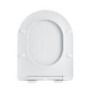Fluted Wall Hung Rimless Toilet with Soft Close Seat, Matt Black Pneumatic Flush Plate, 820mm Frame & Cistern – Oregon