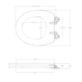 1100mm Beige Toilet and Sink Unit with Traditional Toilet – Baxenden