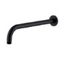GRADE A1 - Arissa Matt Black 300mm Round Wall Arm
