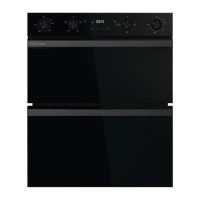 Refurbished Hisense Hi6 BUD714221ADBG 60cm Double Built Under Electric Oven Black