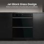 Hisense Hi6 BUD714221CDBG Built-Under Electric Double Oven - Black