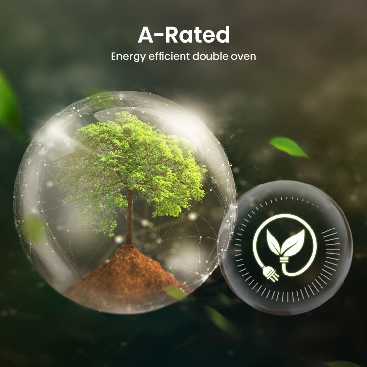 Hisense Hi6 BUD714221CDBG Built-Under Electric Double Oven - Black