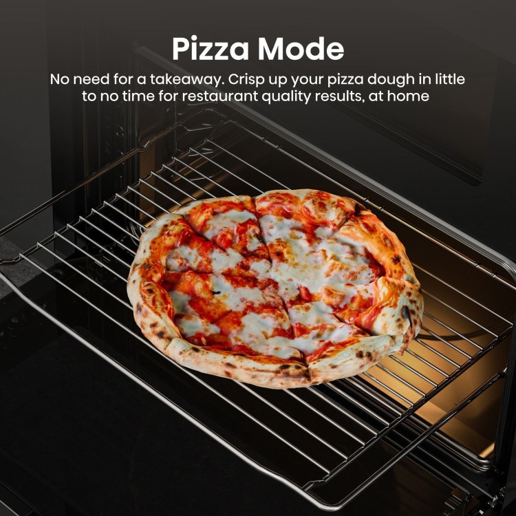 Hisense Hi6 BUD714221CDBG Built-Under Electric Double Oven - Black