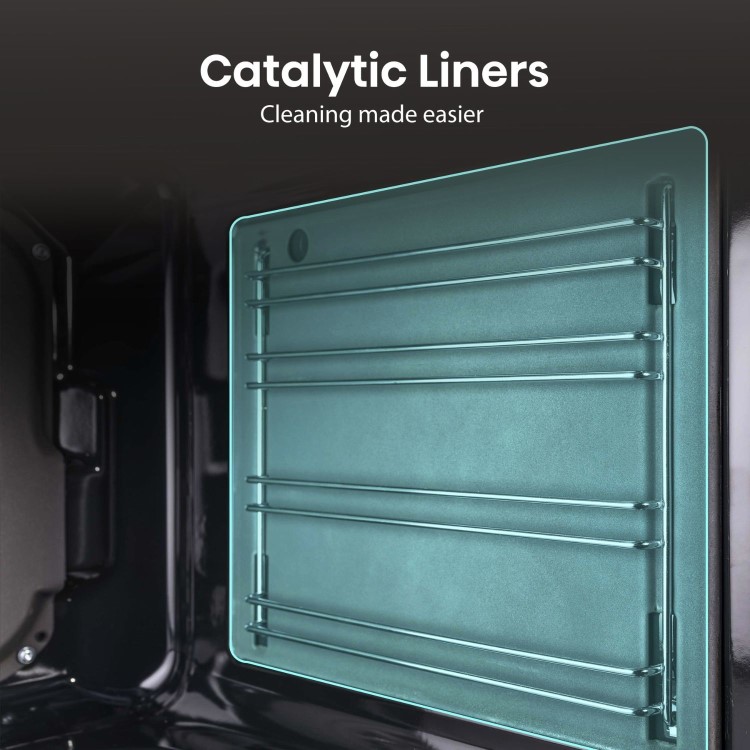 Hisense Hi6 BUD714221CDBG Built-Under Electric Double Oven - Black