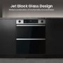 Hisense Hi6 Built-Under Electric Double Oven - Stainless Steel