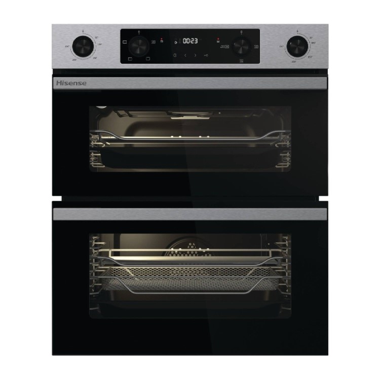 Hisense Hi6 Built-Under Electric Double Oven - Stainless Steel