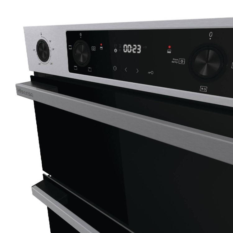 Hisense Hi6 Built-Under Electric Double Oven - Stainless Steel
