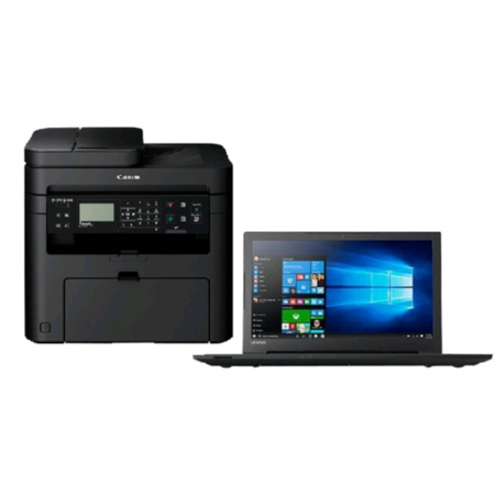 Lenovo V110 Core i3 4GB 128GB SSD DVD-RW 15.6" Win 10 Laptop + Canon i-SENSYS All In One Wireless Laser Printer 