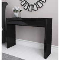 Lexi Black High Gloss Console Table