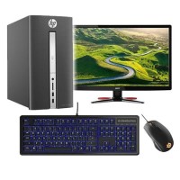 Gaming PC Bundle - HP Pavilion 510 AMD A10-9700 8GB 1TB Radeon RX 460 Windows 10 Gaming PC