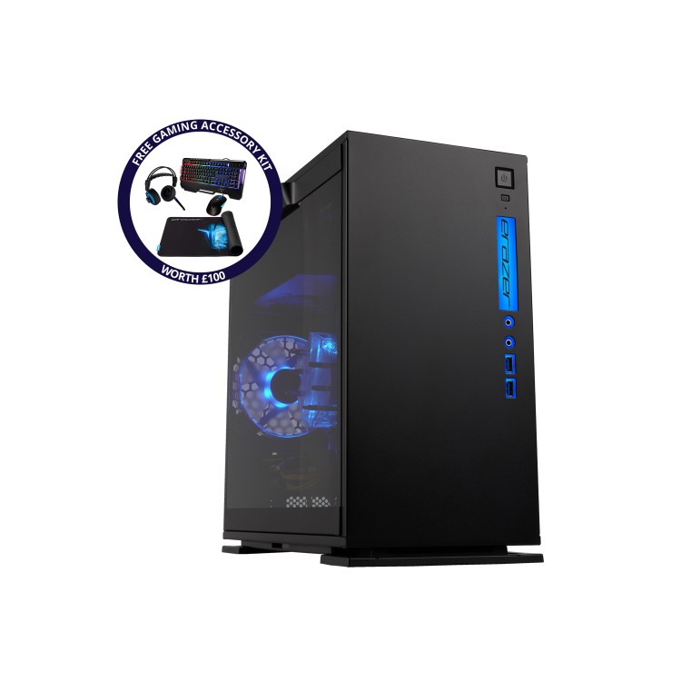 Medion Erazer X31 RTX 3060 Ti Windows 11 Gaming PC with Cooler Master GA241 23.8" FHD Gaming Monitor