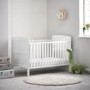 Grace White Wooden Toddler Bed - Obaby