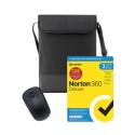 BUN/21397150/89193 Norton 360 Deluxe with Wireless Mouse and 11-13 Inch Laptop Sleeve