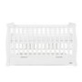 Stamford White Sleigh Toddler Bed with Drawer - Obaby