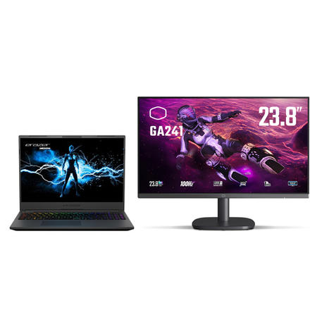 Medion Erazer Major X20 QHD 16 " Windows 11 Gaming Laptop with Cooler Master GA241 23.8" FHD Gaming Monitor