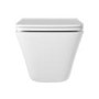 ALMOST PERFECT - Wall Hung Rimless Short Projection Toilet with Soft Close Seat – Boston