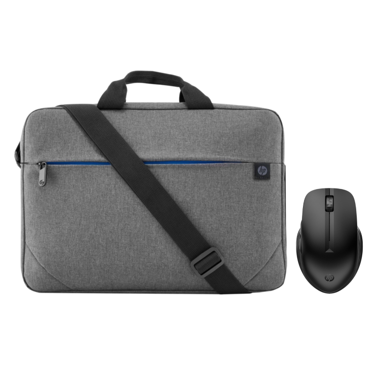 HP 435 Wireless Bluetooth Mouse with HP Prelude G2 14 to 15.6 Inch Top Loading Bag