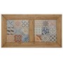 Solid Pine Dining Table with Tile Top Design - Seconique Salvador