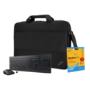 Lenovo Wireless Essentials with 15.6 Inch Topload Carrying Case and Norton 360 Deluxe Internet Security
