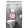 ONLY OPENED - Wirquin Initio Compact WC Frame with Black Flush Plate
