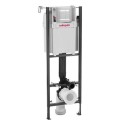 BUN/55950026/76948 Wirquin Initio Compact WC Frame with Chrome Flush Plate