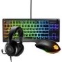Bundle of SteelSeries Arctis Nova 1 Wired Gaming Headset with Apex 3 RGB Gaming Keyboard and Rival 3 RBG Gaming Mouse
