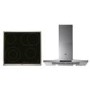 Refurbished AEG HK634060XB 4 Zone Ceramic Hob with DKB5960HM 90cm Chimney Cooker Hood
