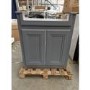 GRADE 2 - 667mm Stone Grey Freestanding Vanity Unit with Basin - Westbury