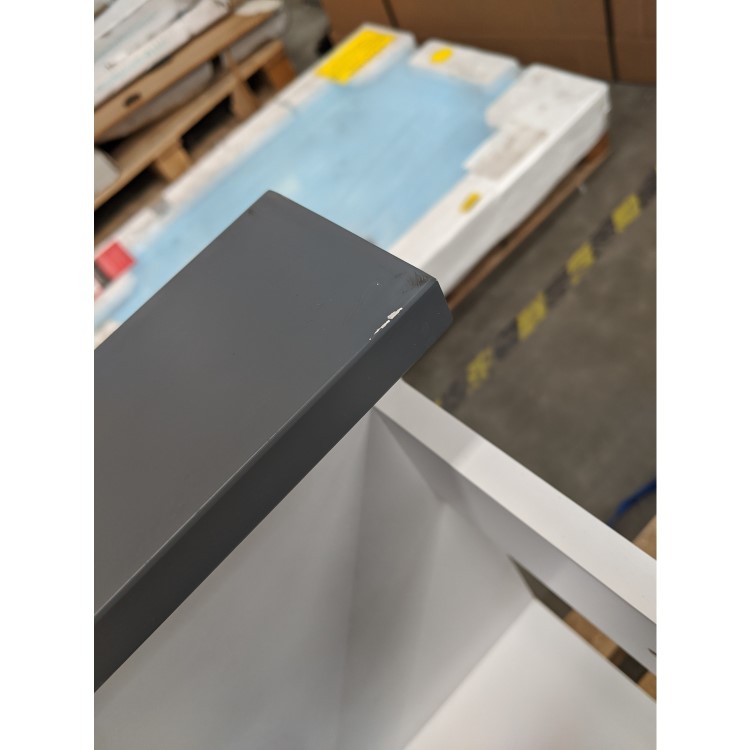 GRADE 2 - 667mm Stone Grey Freestanding Vanity Unit with Basin - Westbury