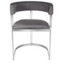 GRADE A1 - Set of 2 Grey Velvet Cantilever Dining Chair - Alana Boutique Bundle