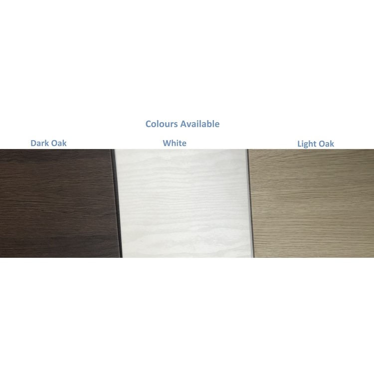 GRADE A1 - 900mm Wall Hung 2 Drawer Vanity Unit Light Oak - Boston