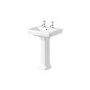 Grade A1 - Park Royal Traditional Two Tap Hole Basin and Full Pedestal