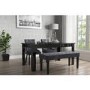 Grade A1 - Set of 4 Grey Velvet Dining Chairs - Kaylee