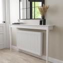 BUN/AAV004/87291 Large & Narrow White Radiator Cover - 150cm - Ava