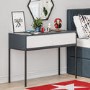 Small Dark Grey Kids Desk with Drawers - Aiko
