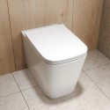 A1/ALBIBTW ONLY OPENED - Back to Wall Rimless Toilet with Soft Close Seat - Albi