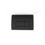 Matt Black Wall Hung Toilet with Soft Close Seat, Black Pnuematic Flush Plate, 1168mm Frame & Cistern - Albi