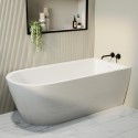 AMARH1650 Freestanding Single Ended Right Hand Corner Bath 1650 x 800mm - Amaro