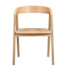 Oak Cross Leg Dining Table with 8 Oak Dining Chairs - Anders