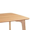 Rectangle Oak Dining Table with 4 Oak Dining Chairs - Anders