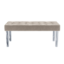 White and  Mirrored Dining Table with 4 Mink Velvet Knocker Back Dining Chairs and Bench - Jade Boutique