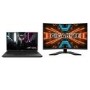 Bundle of GIGABYTE AORUS 7 Gaming Laptop and GIGABYTE G32QC A 32" QHD Curved Gaming Monitor