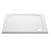 800x800mm Square Shower Tray – Low Profile 45mm – Stone Resin – White – Pearl