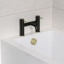 ONLY OPENED - Black & Brass Bath Mixer - Arissa