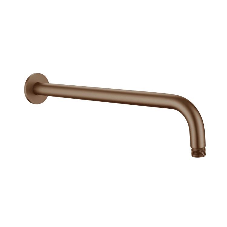 Brushed Bronze 2 Outlet Wall Mounted Thermostatic Mixer Shower Set with Hand Shower - Arissa