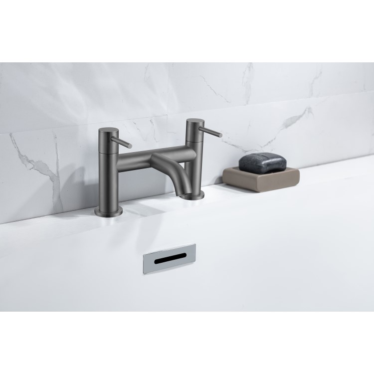 GRADE A1 - Gunmetal Bath Filler Tap - Arissa
